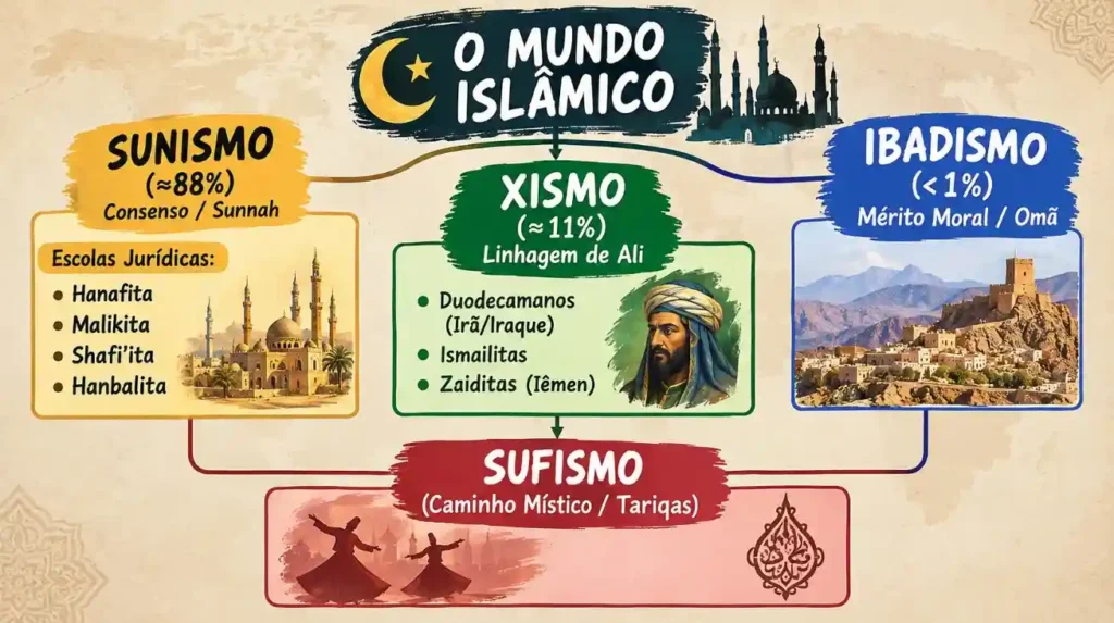 divisao isla islamismo
