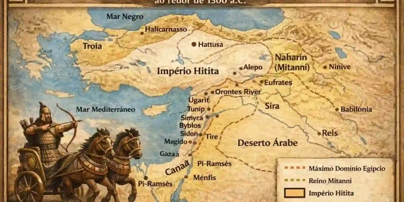 mapa imperio hitita